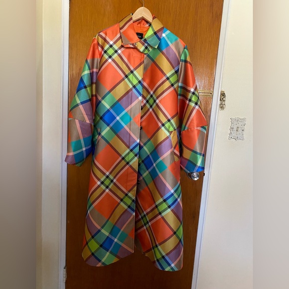 Multi-Color Trench Coat - Picture 8 of 8